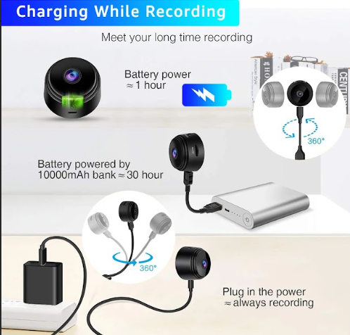 PACK X2 UNDS MINI CAMARA ESPIA FULL HD