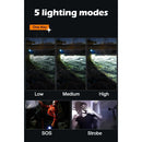 Linterna  multifuncional  de alta potencia